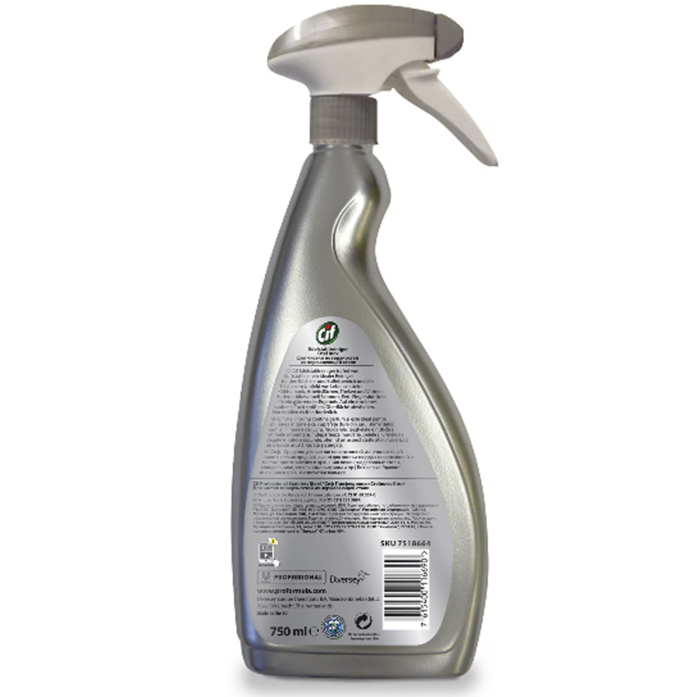Detergent profesional otel inox, solutie fara dare, CIF Pro Formula 750 ml [2]