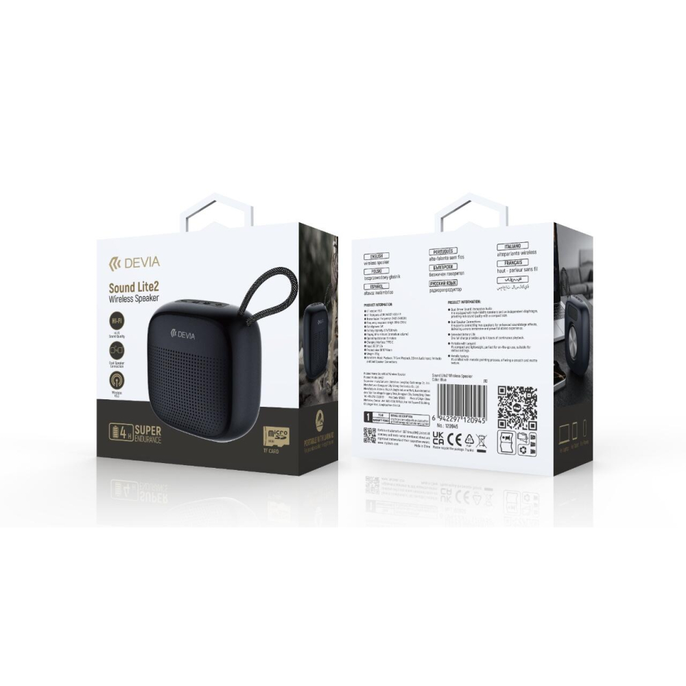 Devia Boxa portabila Sound Lite2 Bluetooth Albastru [6]