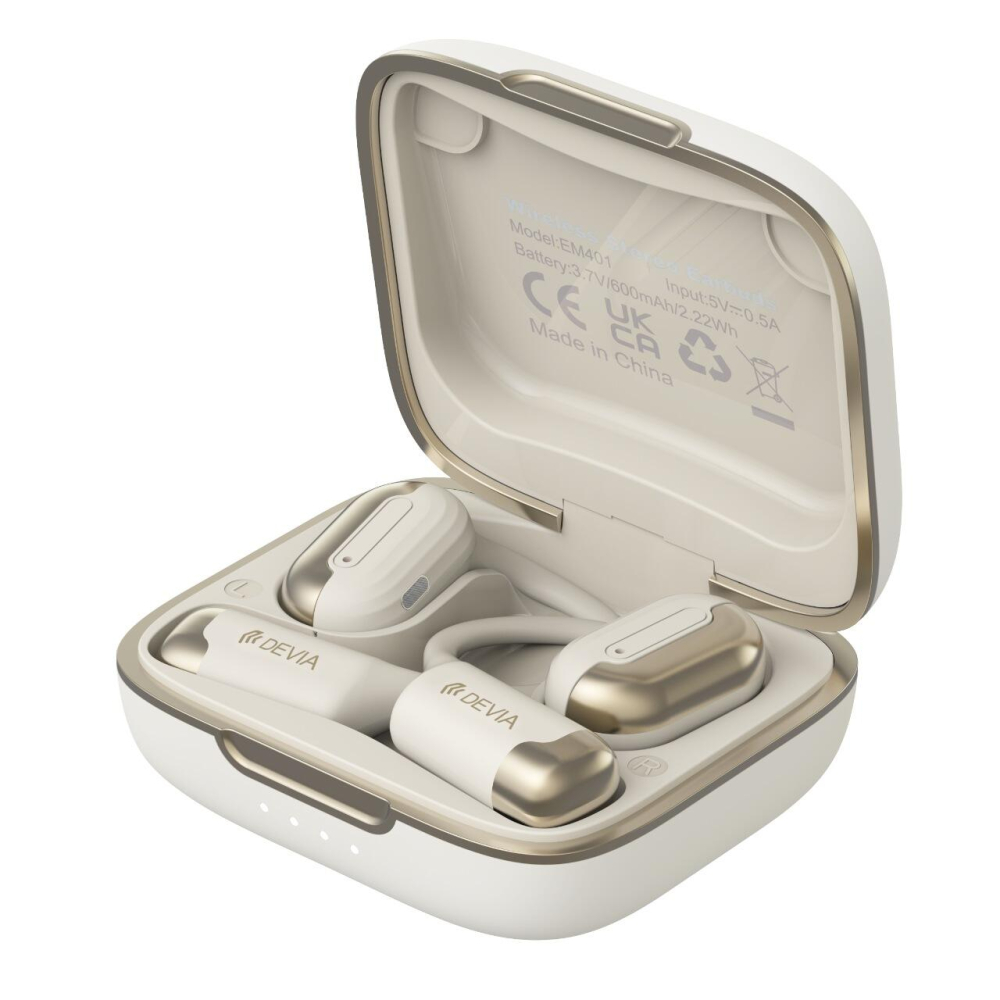 Devia Casti Bluetooth Wireless Open-Ear OWS Pro1 Bej [3]