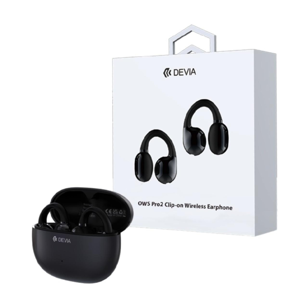 Devia Casti Bluetooth Wireless OWS Pro2 Clip-on Negru [8]