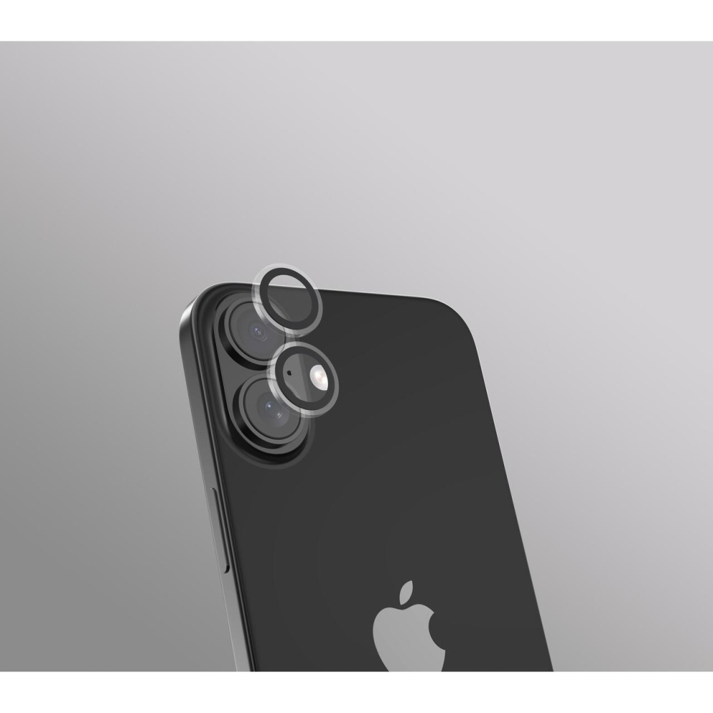 Devia Folie Sticla Camera Peak Series Crystal iPhone 16 / 16 Plus pachet de 2 buc Transparent [5]