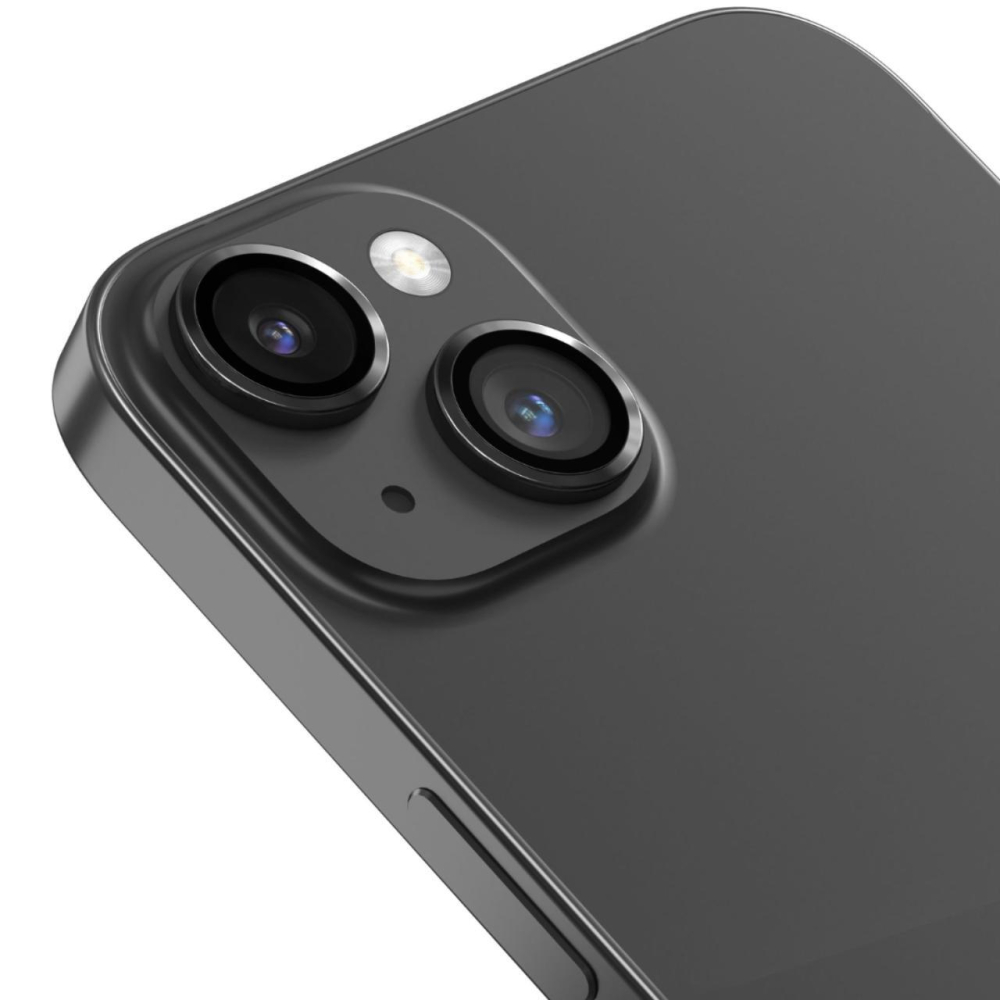 Devia Folie Sticla Camera Peak Series iPhone 15 / 15 Plus pachet de 2 buc Negru [3]