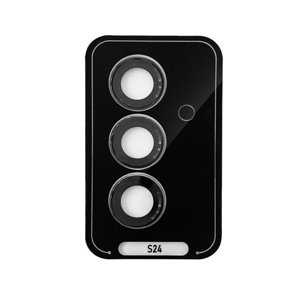 Devia Folie Sticla Camera Peak Series Samsung Galaxy S24,pachet de 3 buc,Negru [5]
