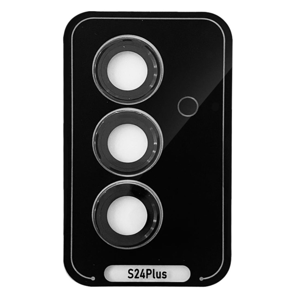 Devia Folie Sticla Camera Peak Series Samsung Galaxy S24 Plus, pachet de 3 buc,Negru [5]