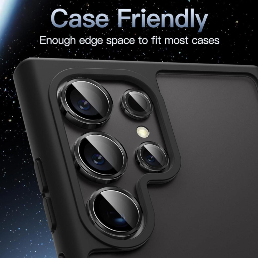 Devia Folie Sticla Camera Peak Series Samsung Galaxy S24 Ultra, pachet de 5 buc.Negru [4]
