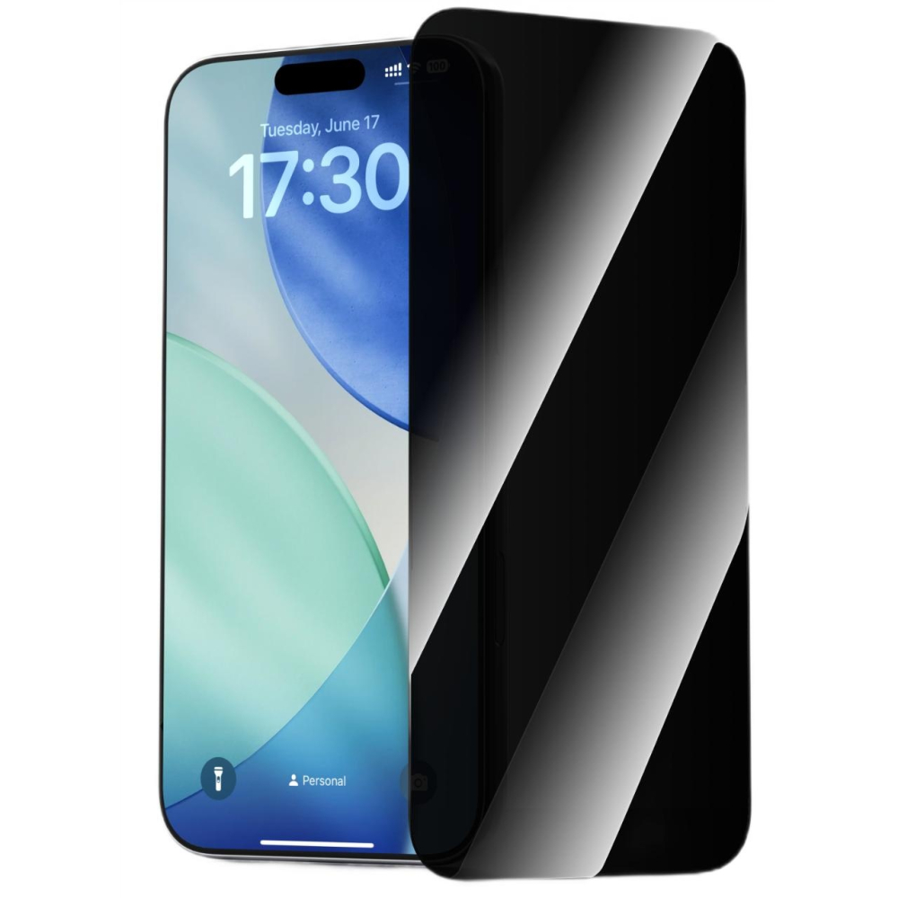 Devia Folie Sticla Privacy premium cu aplicator inclus Van Series, Full Screen, iPhone 17 [9]