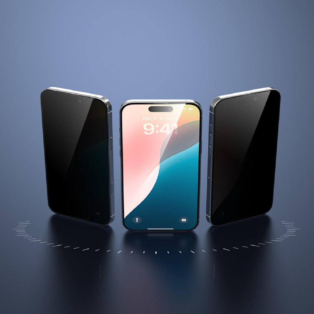 Devia Folie Sticla Van Series Full Screen Privacy Twice iPhone 16 Negru [5]