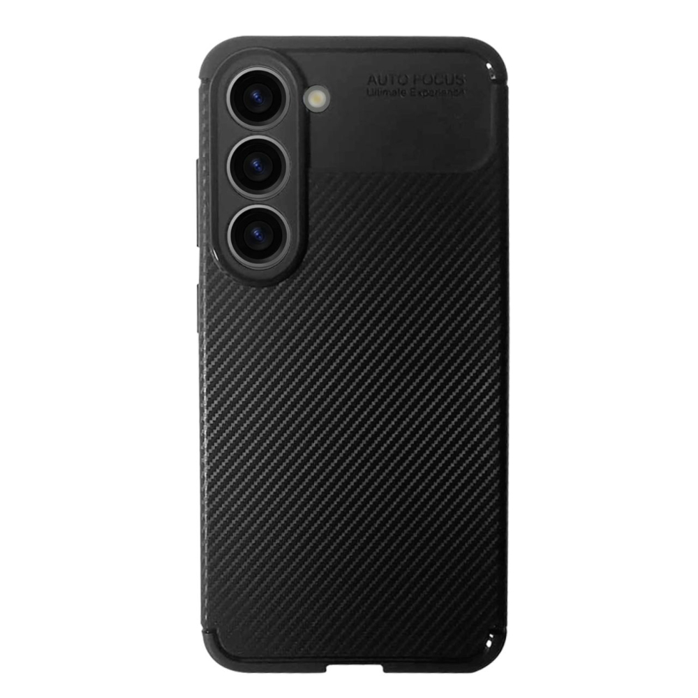 Devia Husa Carbon Fiber Texture Shockproof Samsung Galaxy S23 Plus Negru [2]