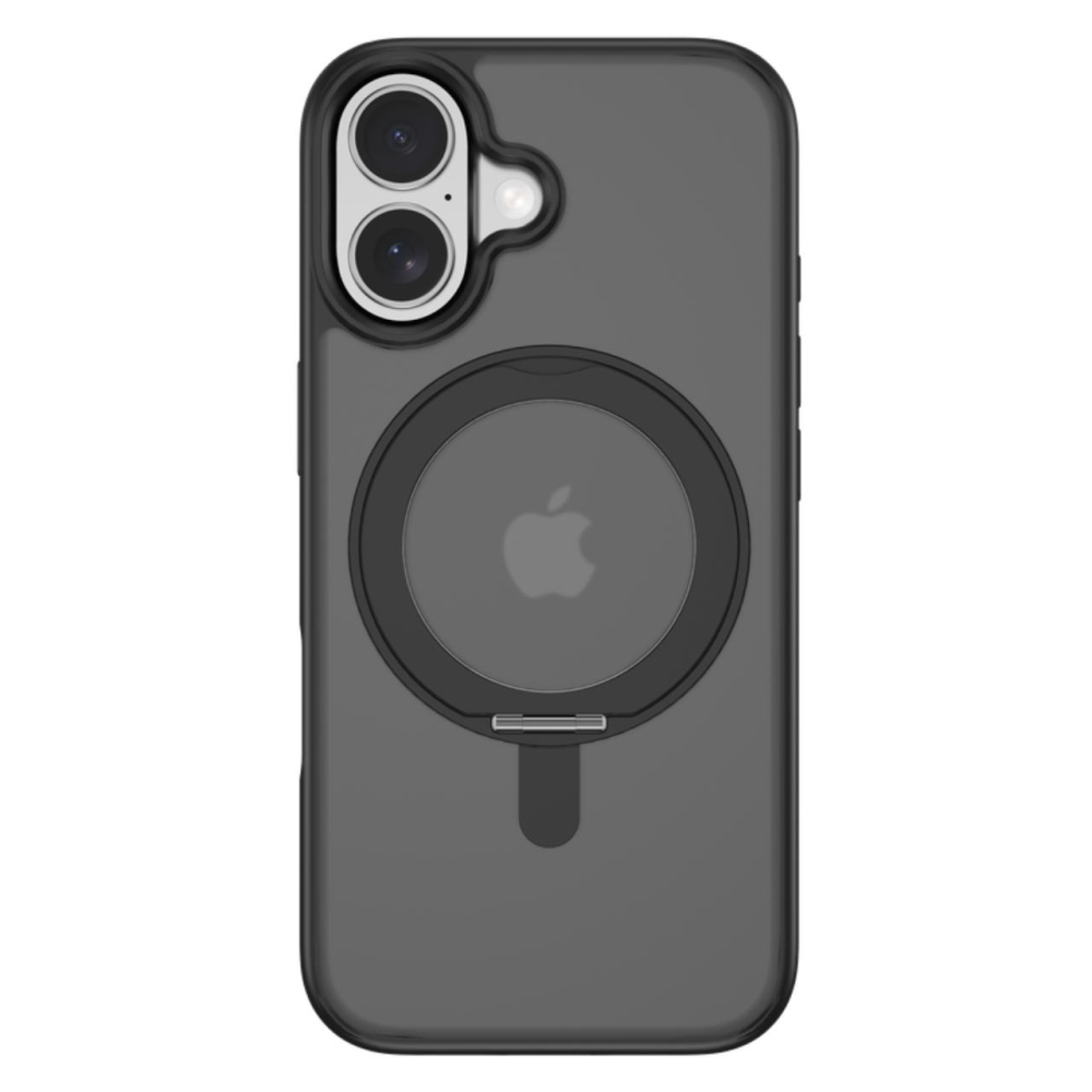Devia Husa Eleguard Series Magnetic Shockproof iPhone 17 Negru, cu suport rotativ 360 grade [3]