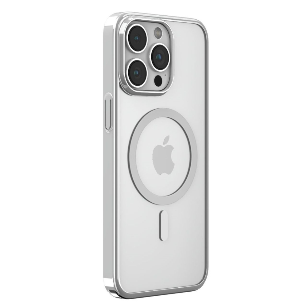 Devia Husa Glimmer Series Magnetic iPhone 15 Pro Max Argintiu [3]