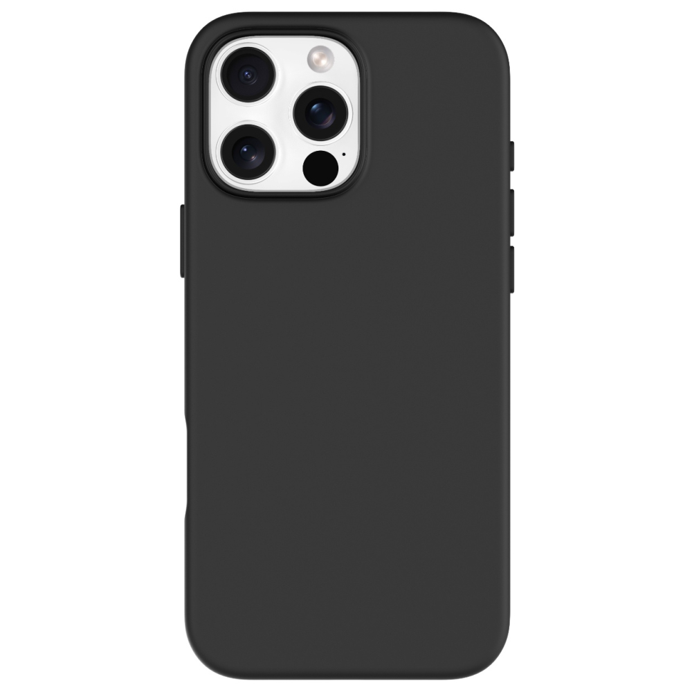Devia Husa Nature Series Silicone Magnetic iPhone 16 Pro Black [5]