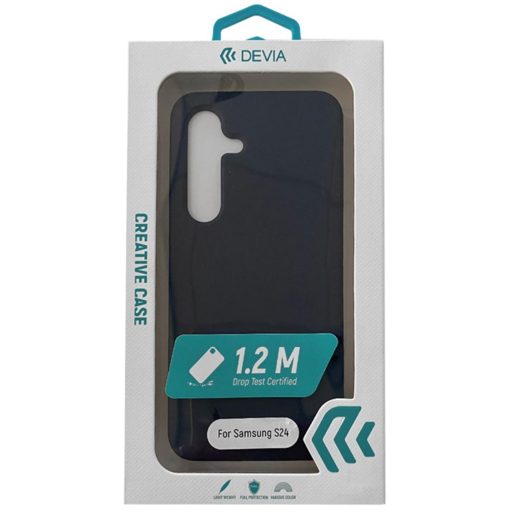 Devia Husa Nature Series Silicone Magnetic Samsung Galaxy S24 Albastru [2]