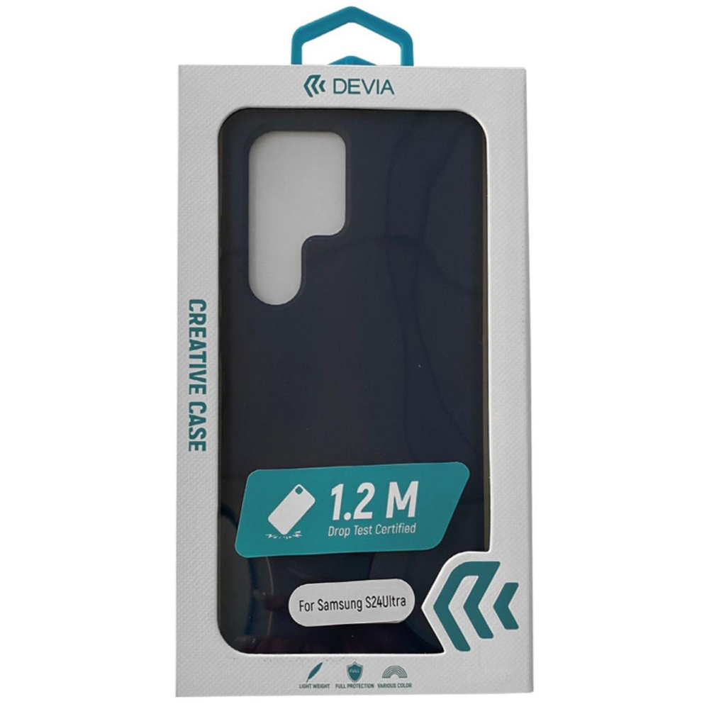 Devia Husa Nature Series Silicone Magnetic Samsung Galaxy S24 Ultra Albastru [2]