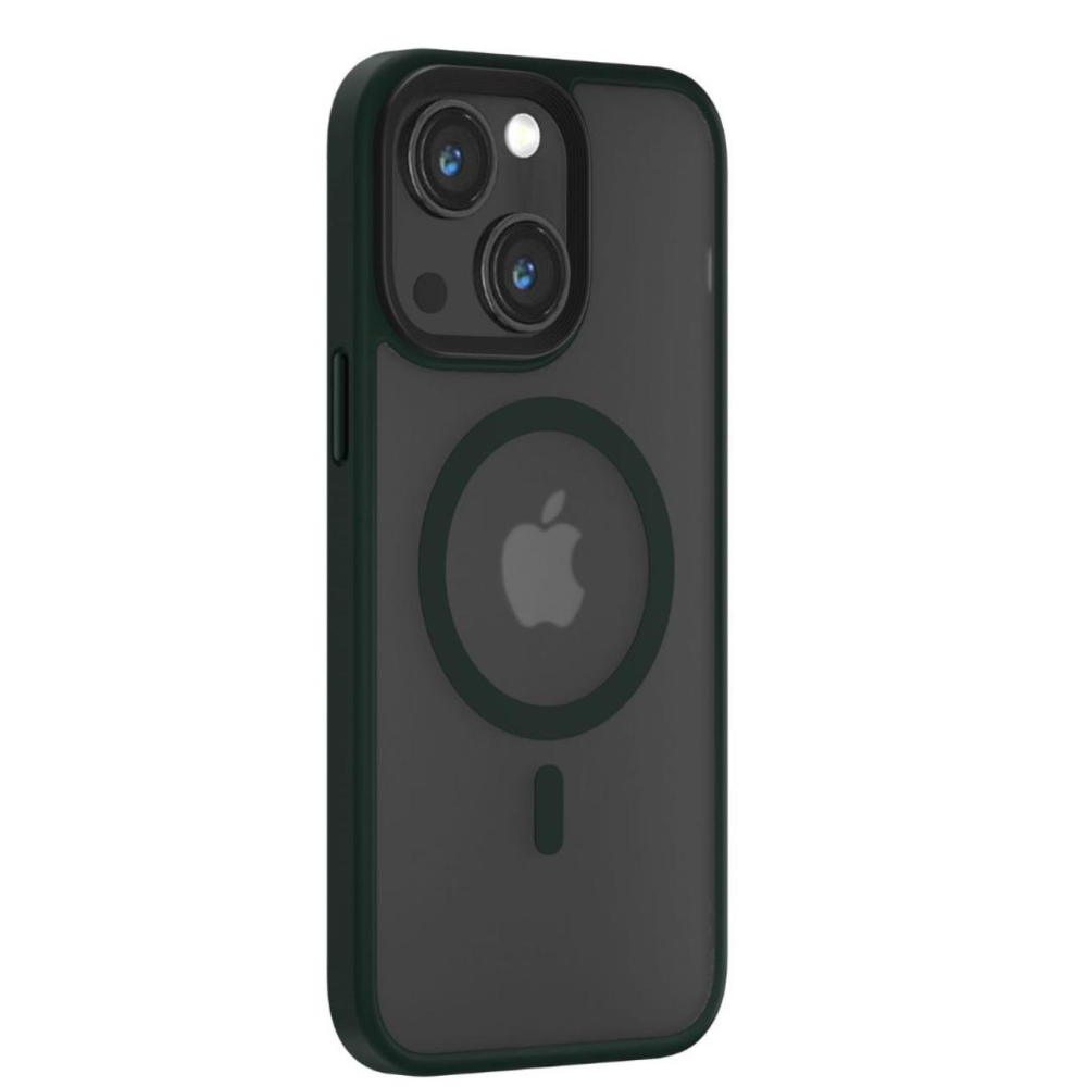 Devia Husa Pino Series Magnetic Shockproof iPhone 15 Verde [2]