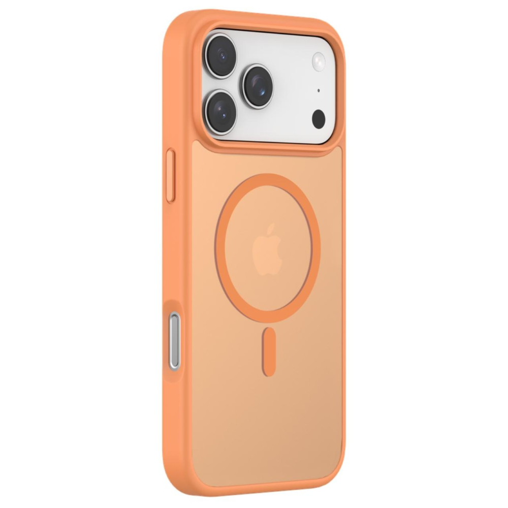 Devia Husa Pino Series Magnetic Shockproof iPhone 17 Pro Portocaliu [5]
