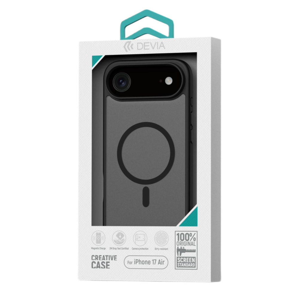 Devia Husa Pino Series Magnetic Shockproof iPhone Air Negru [2]