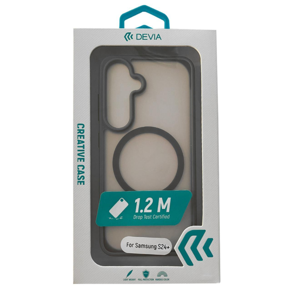 Devia Husa Pino Series Magnetic Shockproof Samsung Galaxy S24 Plus Gri [2]