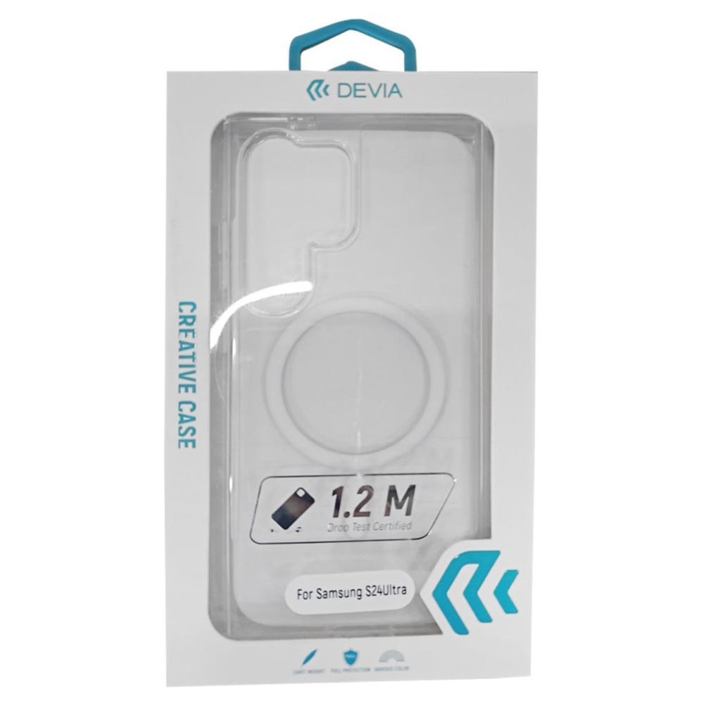 Devia Husa Pure Clear Magnetic Shockproof Samsung Galaxy S24 Ultra Transparent [5]