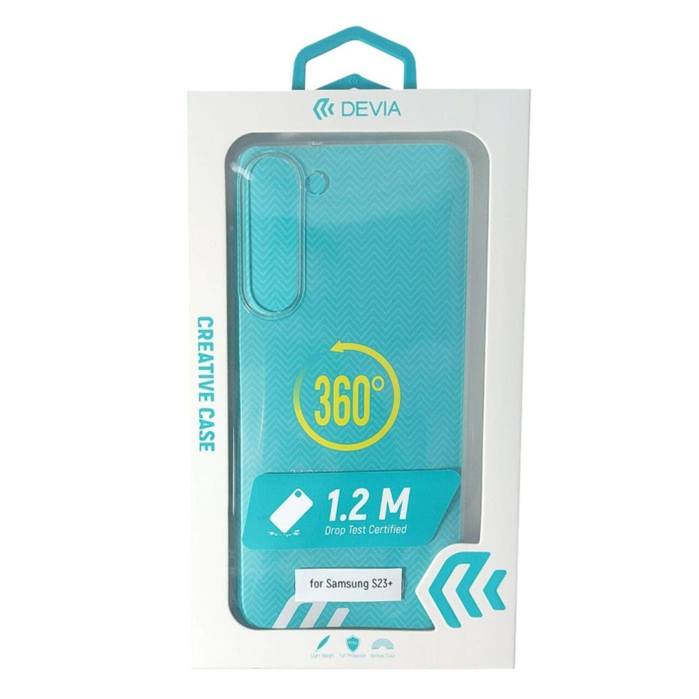 Devia Husa Silicon Naked Samsung Galaxy S23 Plus Crystal Clear (0.5mm) [3]