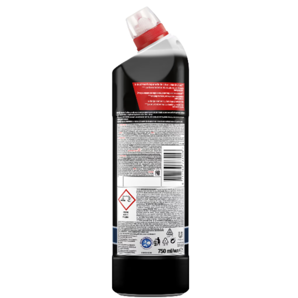 Solutie curatare toaleta, DOMESTOS, Dezinfectant gel anticalcar WC Zero Calcar Aquamarine, 750 ml [2]