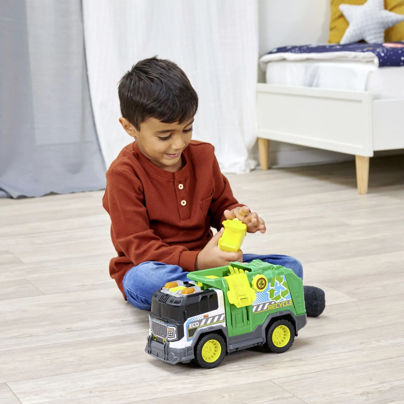 Dickie camion de reciclare cu lumini si sunete 30cm, copii varsta 3 ani pana la 7 ani [3]