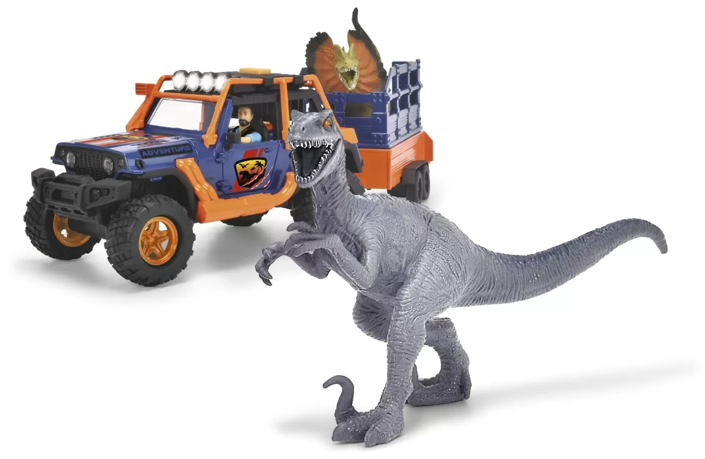 Dickie dino commander set masinuta si figurine [4]