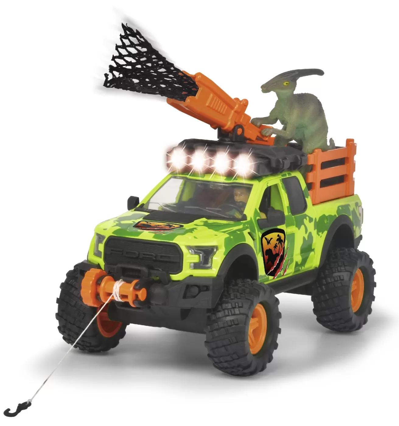 Dickie dino hunter set masinuta si figurine [5]
