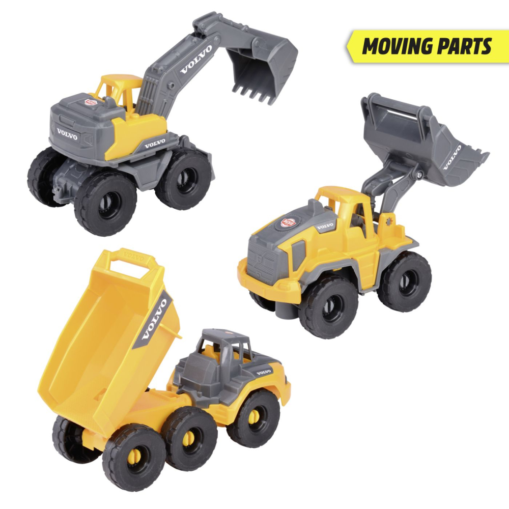Dickie volvo set 3 utilaje pentru constructii copii varsta 3 ani - 8 ani [4]