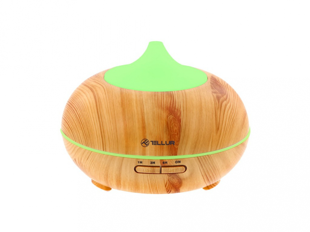 Difuzor Aromaterapie WiFi, 300ml, LED, Maro [4]