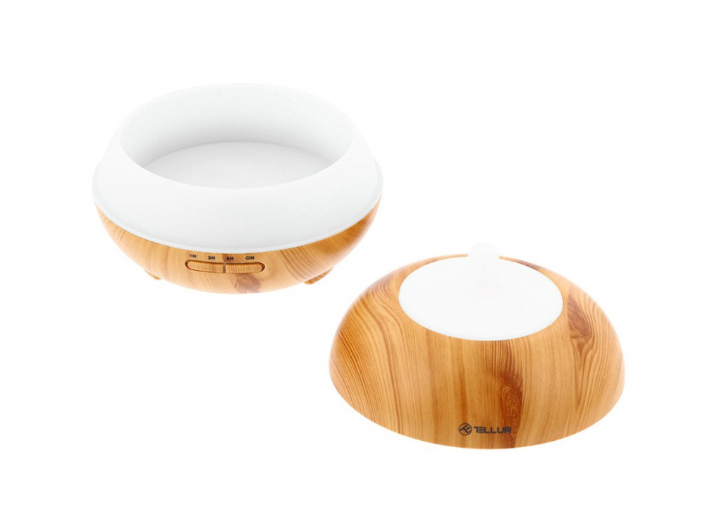 Difuzor Aromaterapie WiFi, 300ml, LED, Maro [3]