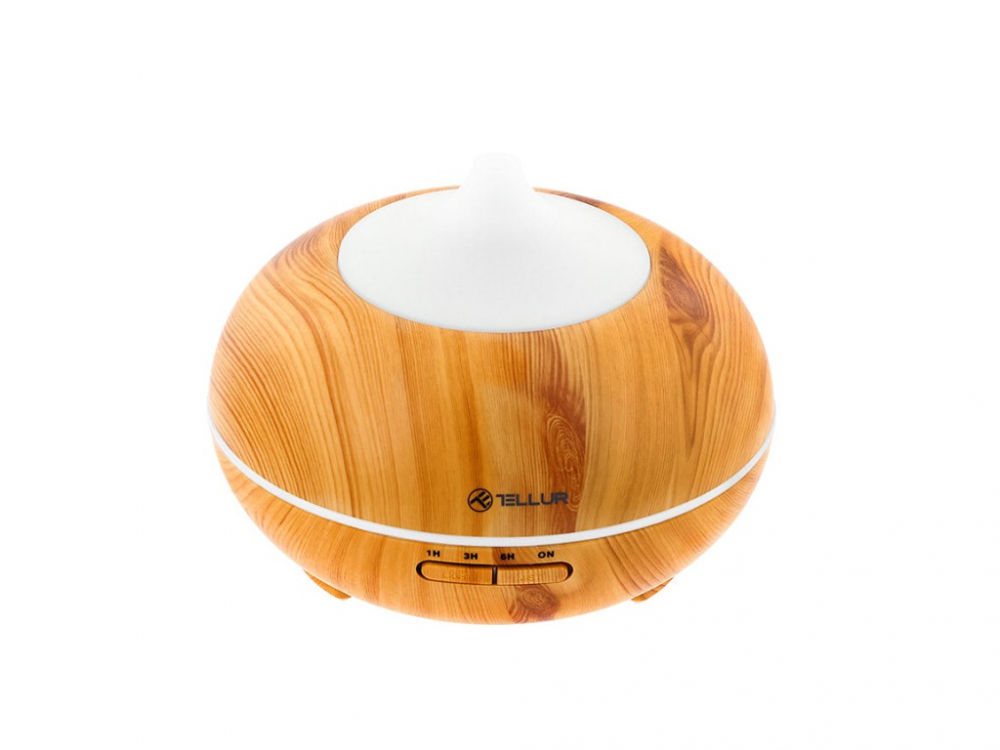 Difuzor Aromaterapie WiFi, 300ml, LED, Maro [2]