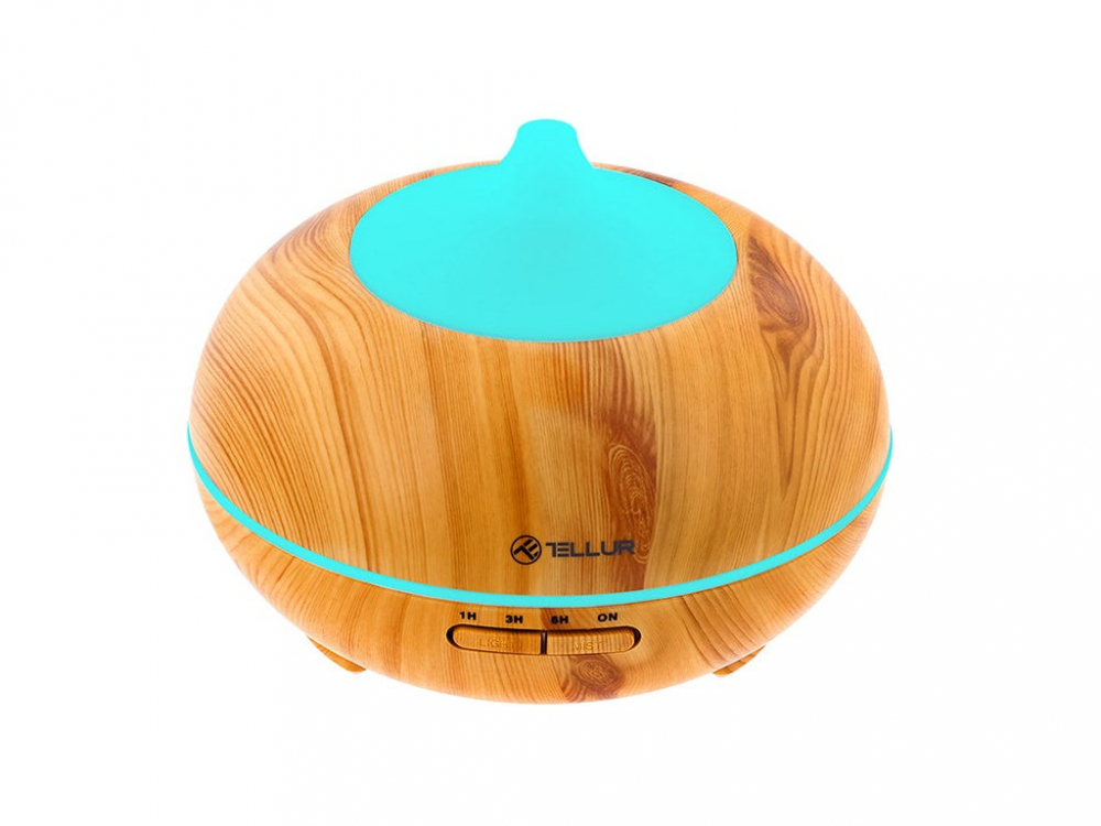 Difuzor Aromaterapie WiFi, 300ml, LED, Maro [1]