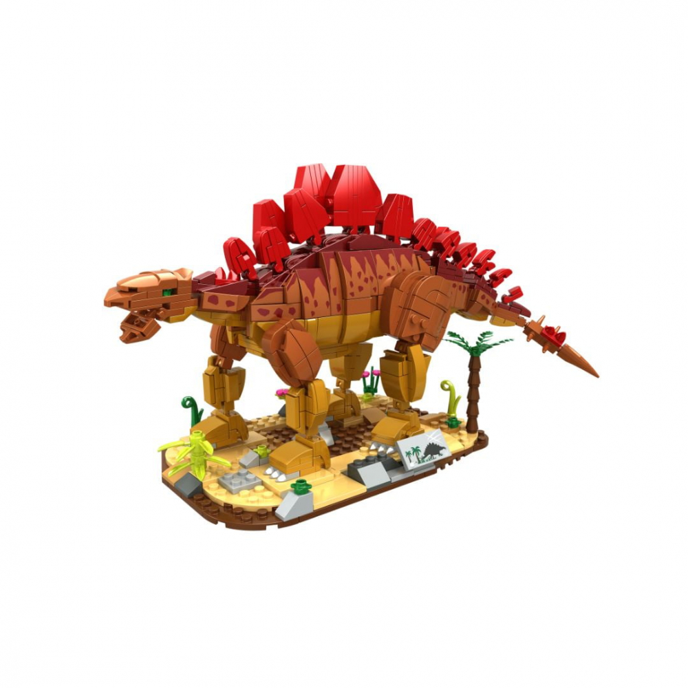 Dinozaur de jucarie - Set constructie Stegozaur (727 piese) [2]