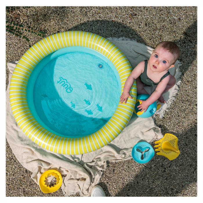 Dippy, piscina gonflabila, 80 cm, albastru, Quut Toys, 2-10 ani [3]