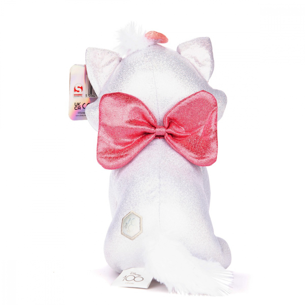 Disney 100 - Plus cu sclipici si sunete, Marie, 28 cm varsta 1-2 ani ,2-3 ani ,3-5 ani ,5-7 ani ,7-9 ani ,9-12 ani ,12-14 ani, Unisex [4]