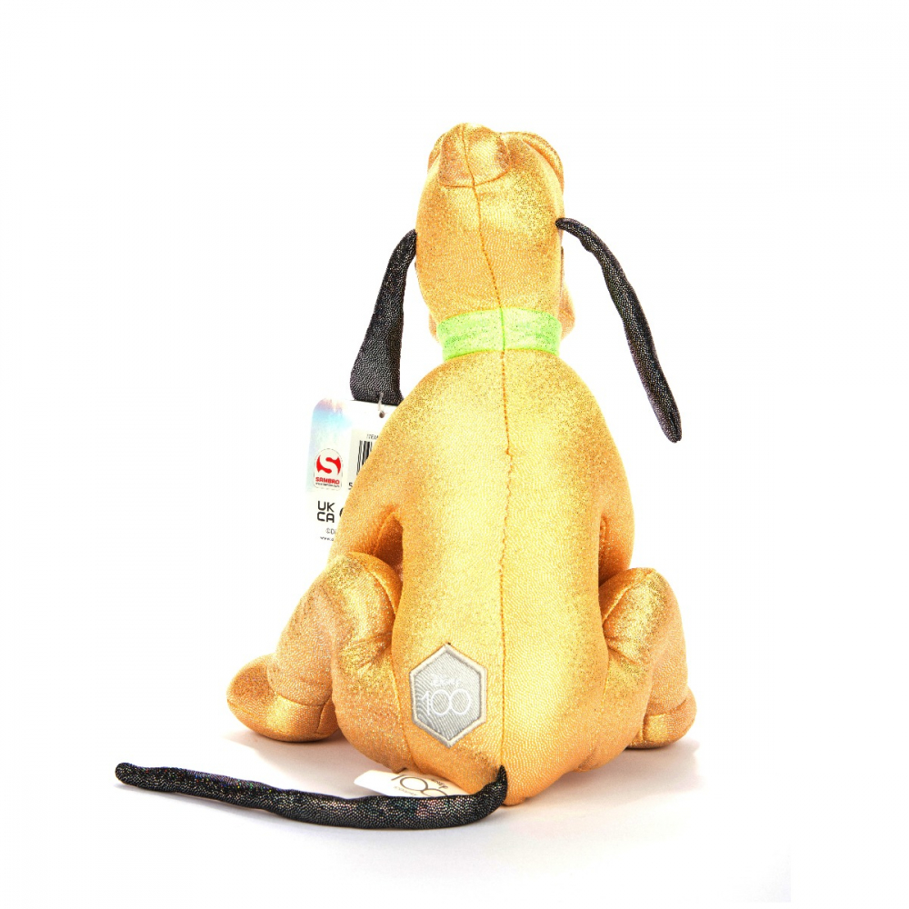 Disney 100 - Plus cu sclipici si sunete, Pluto, 28 cm varsta 1-2 ani ,2-3 ani ,3-5 ani ,5-7 ani ,7-9 ani ,9-12 ani ,12-14 ani, Unisex [4]