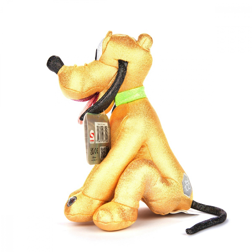 Disney 100 - Plus cu sclipici si sunete, Pluto, 28 cm varsta 1-2 ani ,2-3 ani ,3-5 ani ,5-7 ani ,7-9 ani ,9-12 ani ,12-14 ani, Unisex [2]
