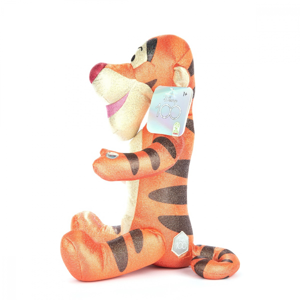 Disney 100 - Plus cu sclipici si sunete, Tigger, 28 cm varsta 1-2 ani ,2-3 ani ,3-5 ani ,5-7 ani ,7-9 ani ,9-12 ani ,12-14 ani, Unisex [2]