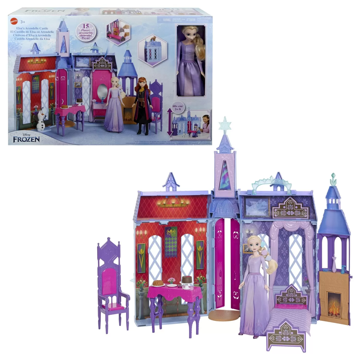 Disney frozen castelul elsei din aredelle, varsta de la 3 ani la 7 ani [1]