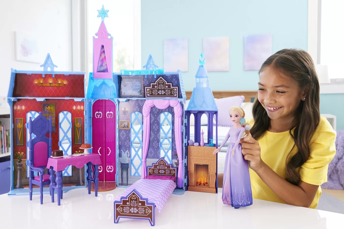 Disney frozen castelul elsei din aredelle, varsta de la 3 ani la 7 ani [5]