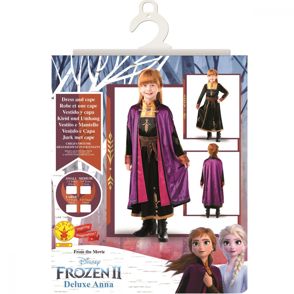 Disney Frozen - Costum Anna de calatorie deluxe II, 7-8 ani [2]