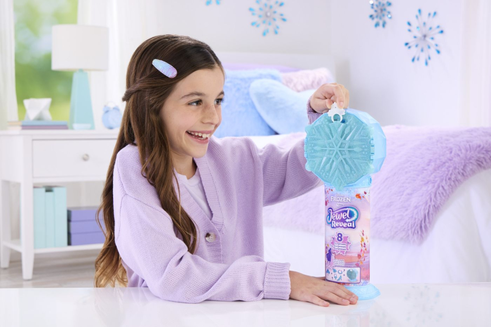 Disney frozen jewel reveal papusa anna [5]