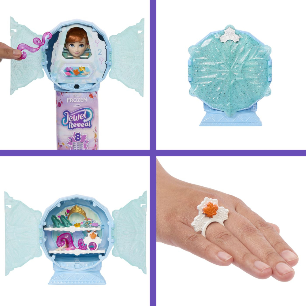 Disney frozen jewel reveal papusa anna [9]