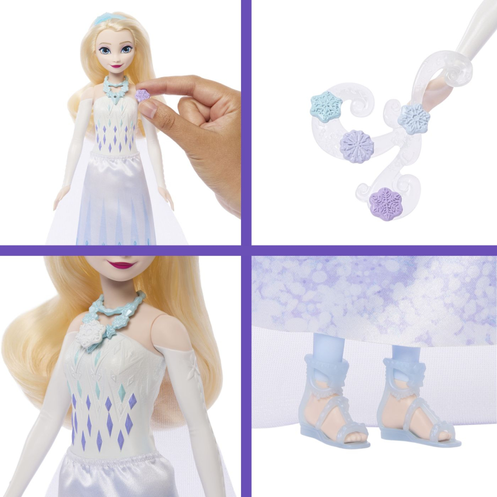Disney frozen jewel reveal papusa elsa copii varsta 3 ani - 7 ani [3]