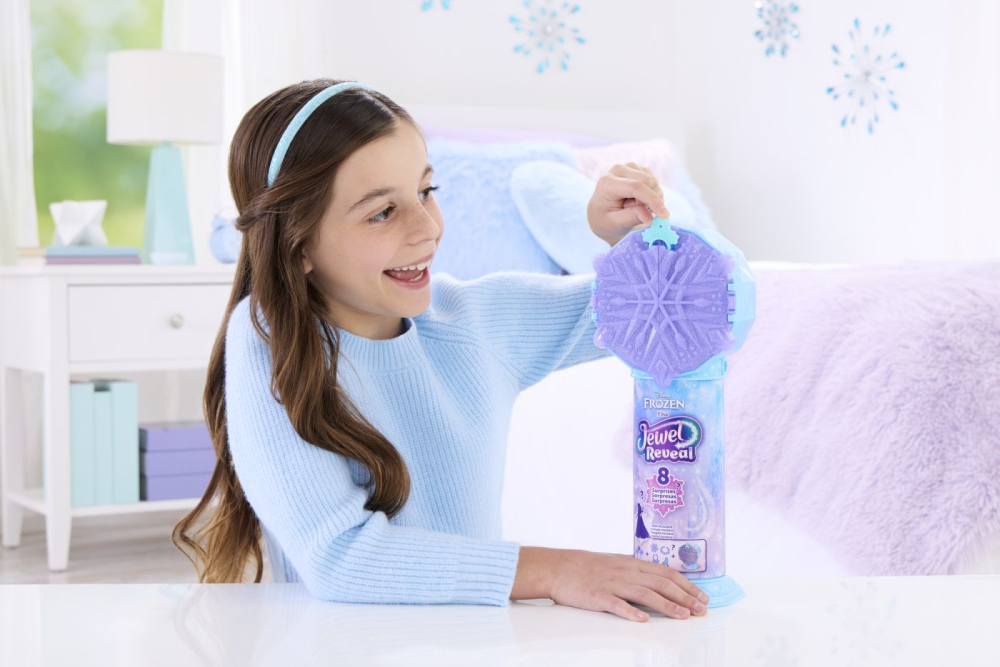 Disney frozen jewel reveal papusa elsa copii varsta 3 ani - 7 ani [5]