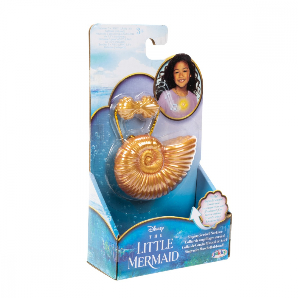 Disney Mica Sirena - Colierul in forma de scoica al lui Ariel, cu lumini si sunete varsta 3-5 ani ,5-7 ani ,7-9 ani, Fete [4]