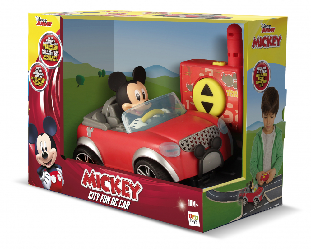 Disney Minnie Mickey - Masinuta Mickey in oras, cu telecomanda varsta 1-2 ani, Baieti [1]