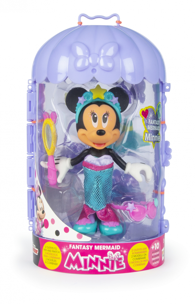 Disney Minnie Mickey - Papusa cu accesorii Fantasy Mermaid varsta 3-5 ani ,5-7 ani, Fete [1]