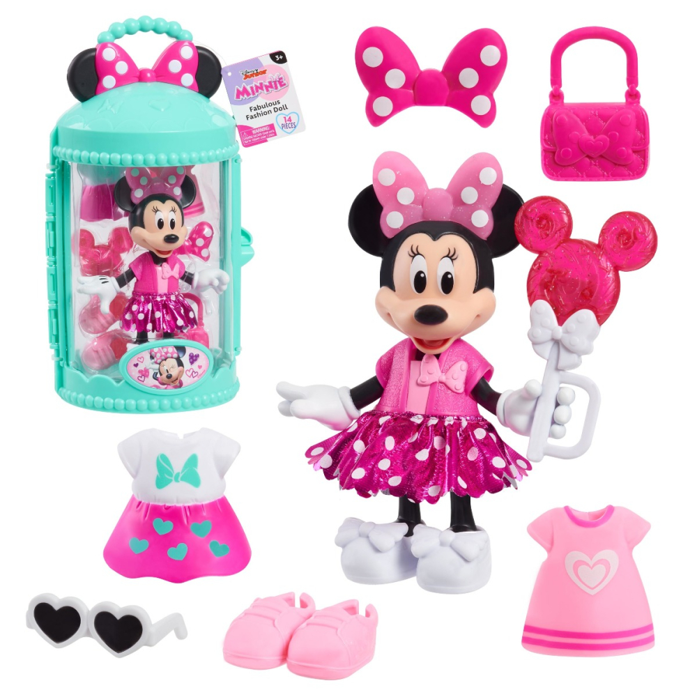 Disney Minnie Mickey - Papusa cu accesorii, Pretty in Pink copii varsta 3-5 ani|5-7 ani [2]
