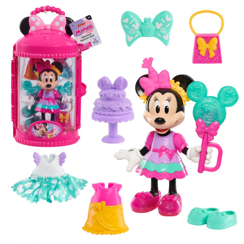 Disney Minnie Mickey - Papusa cu accesorii, Sweet Party varsta 3-5 ani ,5-7 ani, Fete [5]